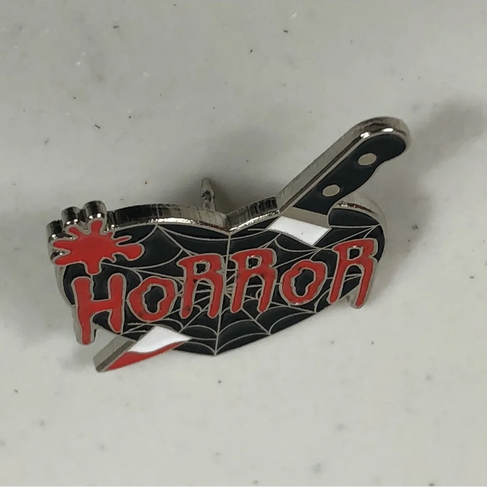 Brand new Horror Heart Dripping Blood Pin Lapel